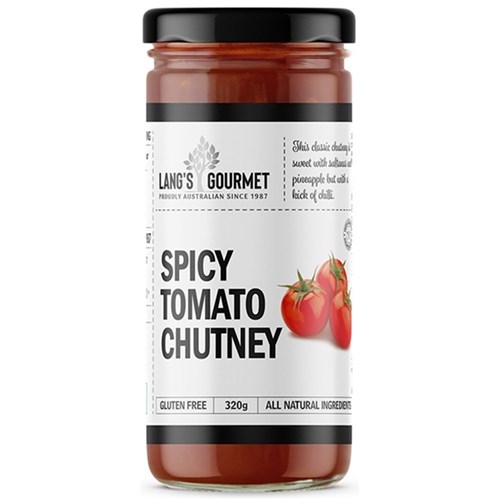 CHUTNEY TOMATO SPICY 270GM (6) # LPR03 LANGS GOURMET