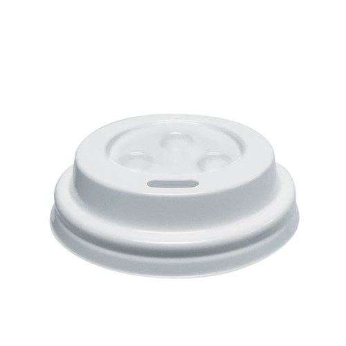 LID WHITE TO FIT 4OZ LIDS CWPMPM 100S(10) # CA-HCSLID4 CASTAWAY