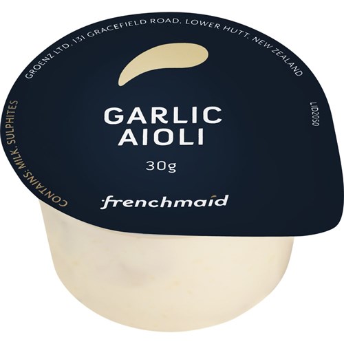 MAYONNAISE PC GARLIC AIOLI (100 X 30GM) # 10010285 FRENCH MAID