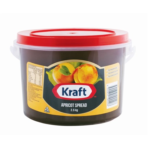 JAM APRICOT SMOOTH 2.5KG(3) # 19929 KRAFT