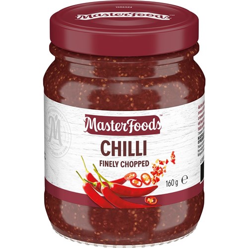 CHILLI CHOPPED FINE 160GM(6) # 246293 MASTERFOODS
