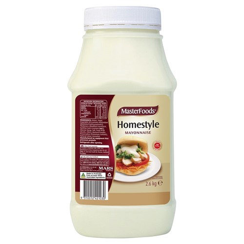 MAYONNAISE HOMESTYLE 2.6KG(6) # 157423 MASTERFOODS