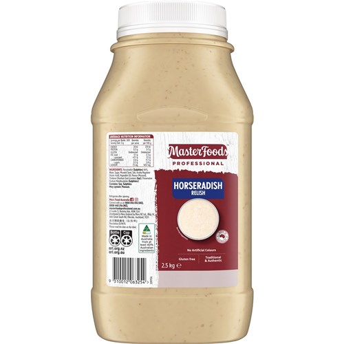 HORSERADISH 2.5KG(6) # 467405 MASTERFOODS