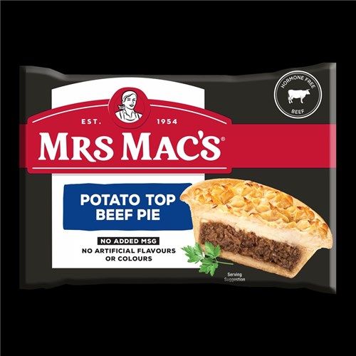 PIE POTATO TOP BEEF (12 X 190GM) # 12811 MRS MACS