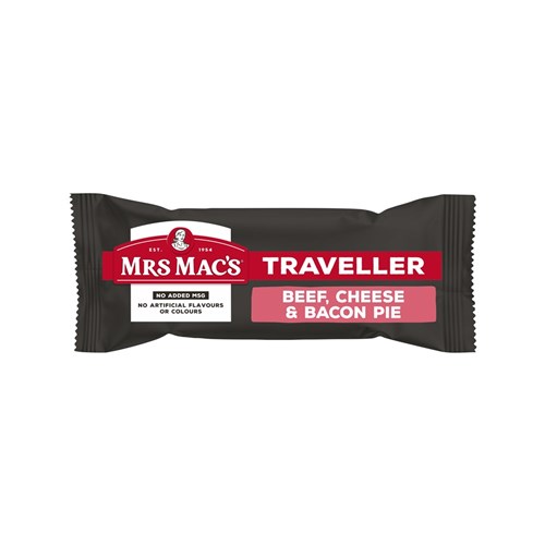 PIE TRAVELLER BEEF CHEESE & BACON (12 X 160GM) # 15822 MRS MACS