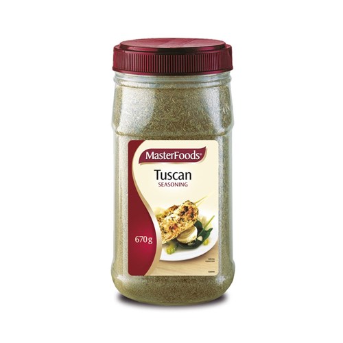 SEASONING TUSCAN 670GM(6) # 157732 MASTERFOODS