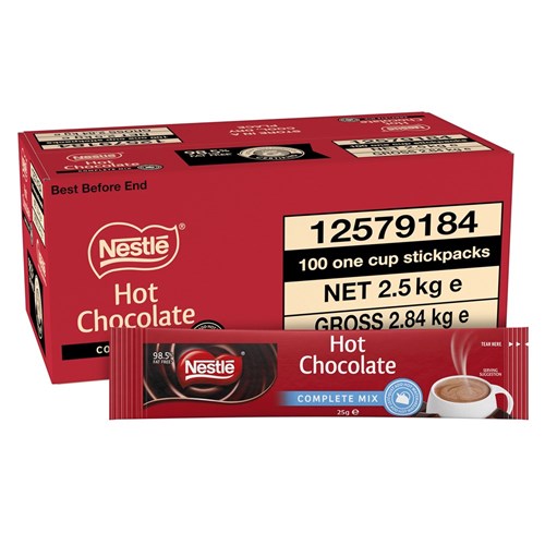 DRINKING CHOCOLATE PC COMPLETE SACHET(100 X 25GM) # 12579184 NESTLE