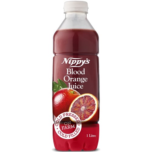 JUICE BLOOD ORANGE PET (6 X 1L) # BLOOD1000 NIPPYS