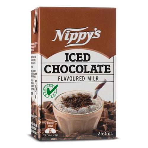 MILK ICED CHOCOLATE (24 X 250ML) # 11-CH250-C NIPPY'S