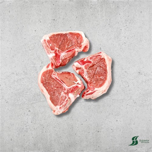 LAMB CHOPS SHORTLOIN FROZEN R/W APPROX 20KG CTN # 11512 MC HERD