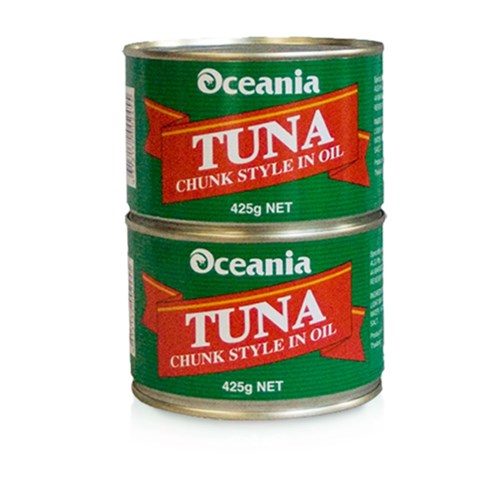 TUNA CHUNKS IN OIL 425GM(24) #202024 OCEANIA