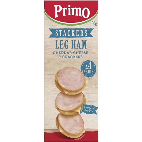 STACKERS LEG HAM (7 X 50GM) # 01982 PRIMO