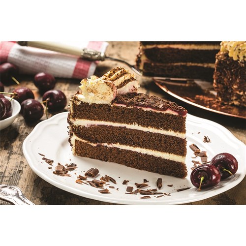 CAKE BLACK FOREST GATEAU 14S 1.725KG (2) # 1-860 PRIESTLEYS