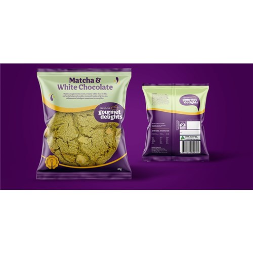 COOKIES MATCHA & WHITE CHOC GF (11 X 55GM)(6) # 1-881 GRAB & GO