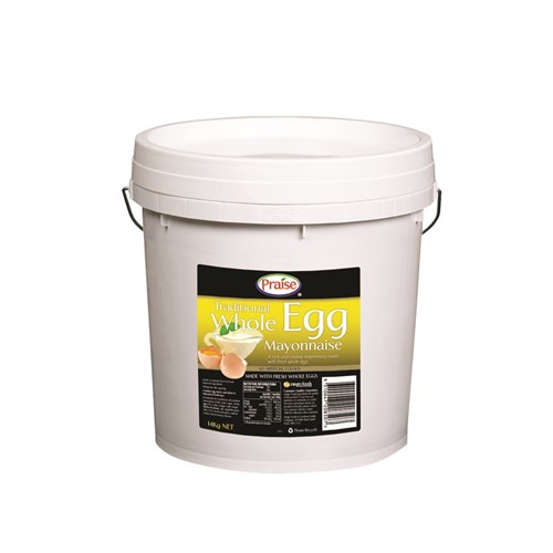 MAYONNAISE TRADITIONAL WHOLE EGG 14KG #145549 PRAISE