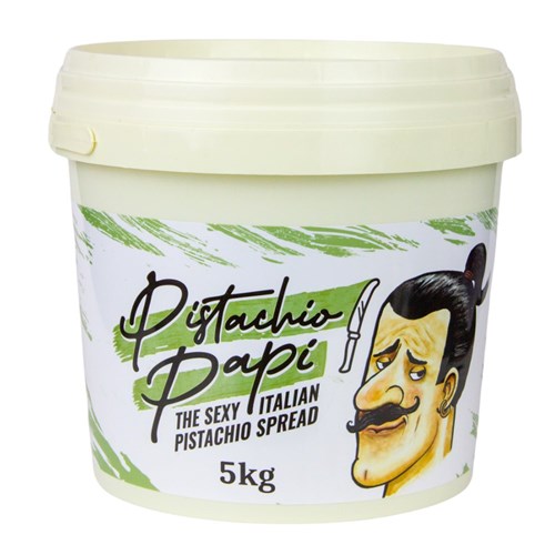 SPREAD PISTACHIO SMOOTH 5KG # PPSFS01 PISTACHIO PAPI