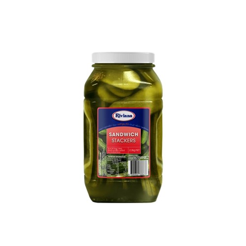 GHERKINS SANDWICH STACKERS 2.2KG(6) # 2423557 RIVIANA