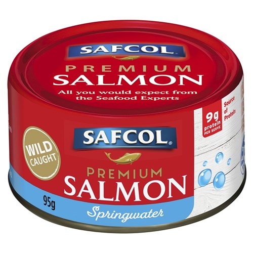 SALMON IN SPRING WATER (12 X 95GM) # 0269 SAFCOL