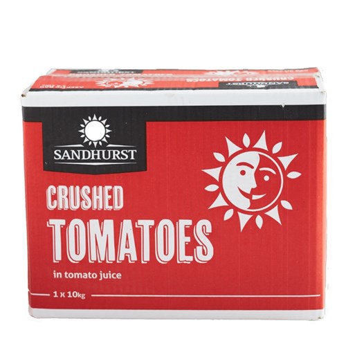 TOMATOES CRUSHED BLADDER 10KG # CRUSHED10KG SANDHURST