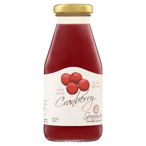 DRINK JUICE CRANBERRY (12 X 250ML) # FSC12 SUNRAYSIA FIVE STAR
