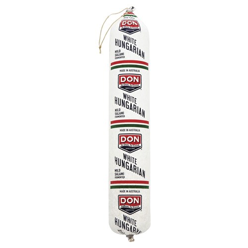 SALAMI HUNGARIAN WHITE R/W APPROX 1.5KG(4) # 84560 DON KRC