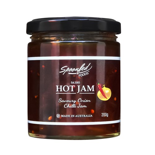 JAM HOT SPOONFED FOOD (6X200G) # 1230 SPOONFED FOODS