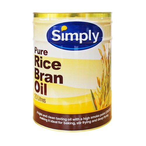 OIL RICE BRAN 20LT # 162752 SIMPLY