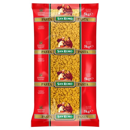 PASTA SHELLS SMALL #28 (2 X 5KG) # 01002805 SAN REMO