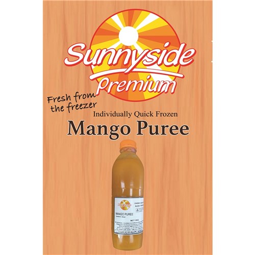 PUREE MANGO BOTTLE 1KG(12) # SI0054 SUNNYSIDE