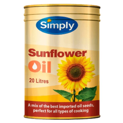 OIL SUNFLOWER 20LT # 162758 SIMPLY