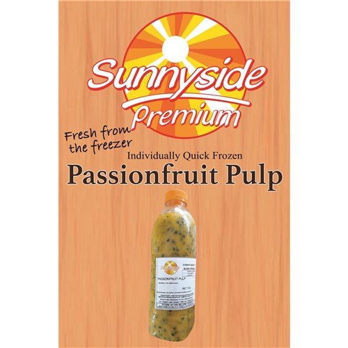 PASSIONFRUIT PULP BOTTLE 1KG(12) # SI0045 SUNNYSIDE