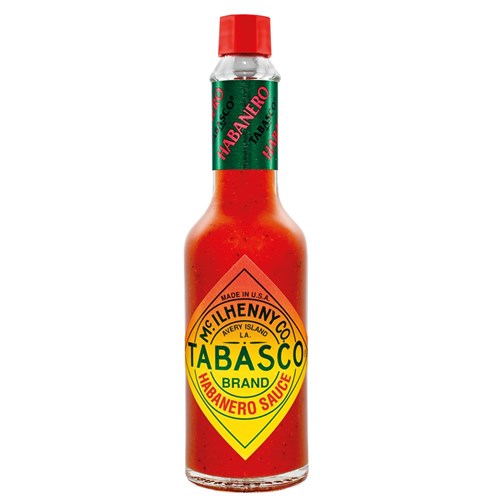 SAUCE TABASCO HABANERO 60ML(12) 12 btl per inn 6 inn per ctn # 50130 TABASCO