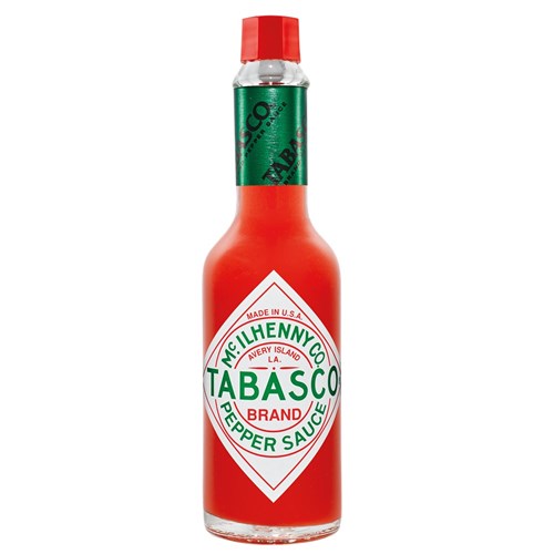 SAUCE RED PEPPER 60ML (72) 12 btls per inn 6 inn per ctn # 50093 TABASCO