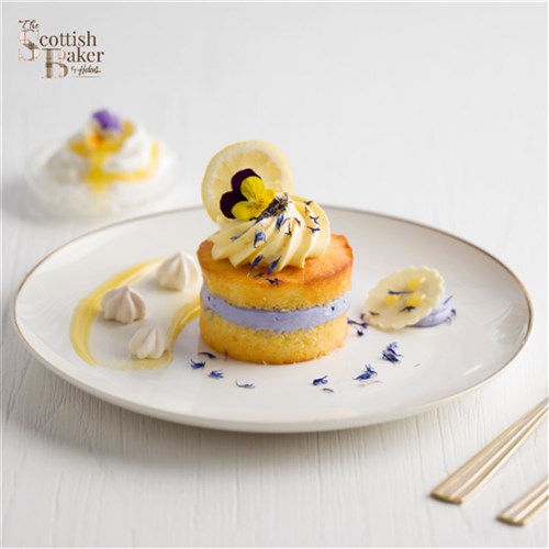 CAKE LEMON WITH CIRUS CREME GF IND (12 X 150GM)(8) # MASSBH006 SCOTTISH BAKER