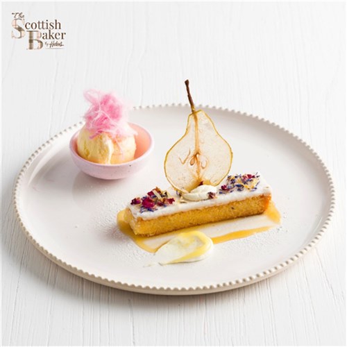 SLICE LEMON COCONUT POLENTA GF (20) 1.57KG(8) # MASSBH107 SCOTTISH BAKER