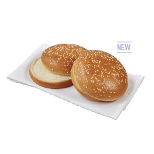 BUN GOURMET GLAZED SEEDED (48 X 85GM) # 9142 TIP TOP