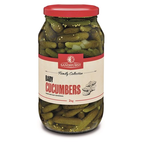 CUCUMBER BABY CORNICHONS 1.9KG(6) # CORNICHON1.9 SANDHURST