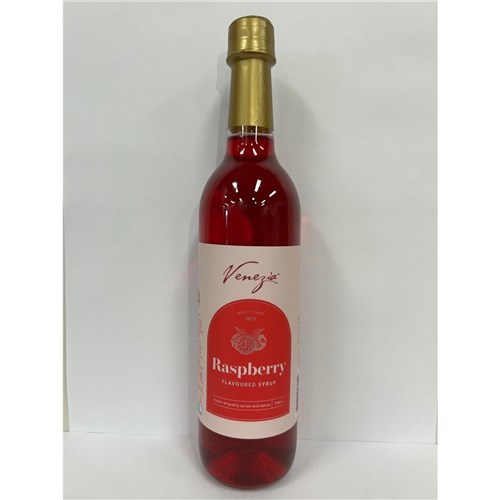 SYRUP RASPBERRY 750ML (6) # 95511 VENEZIA