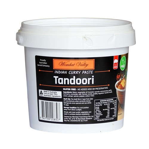 PASTE TANDOORI 1KG(8) # PASTAN01 WOMBAT